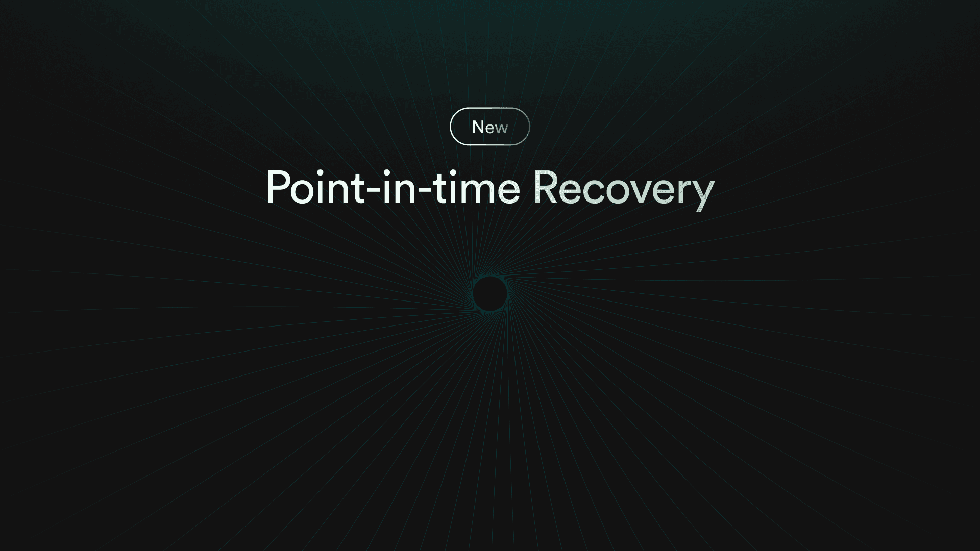 Point in Time Recovery is now available for Pro projects